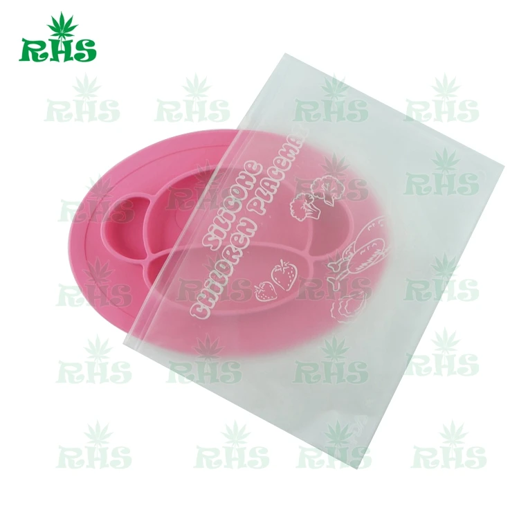 Durable Heat-resistant Non-slip Kids Food Fruit Bowl Reusable BPA Free monkey shape Silicone Baby Placemat 2pcs