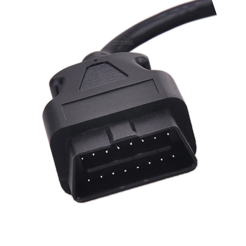 30 см OBD OBD2 2 II 16 Pin Мужской любой Автомобильный сканер удлинительные кабели разъем