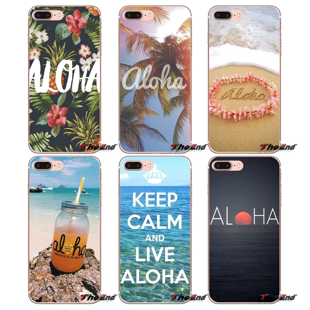 

For Xiaomi Redmi 4 3 3S Pro Mi3 Mi4 Mi4i Mi4C Mi5 Mi5S Mi Max Note 2 3 4 Cover Coque Soft Bag Case Flower Aloha Palm Trees Beach