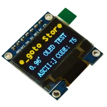 0 96 inch IIC SPI Serial 128X64 Yellow Blue OLED Display Module I2C LCD Screen Board