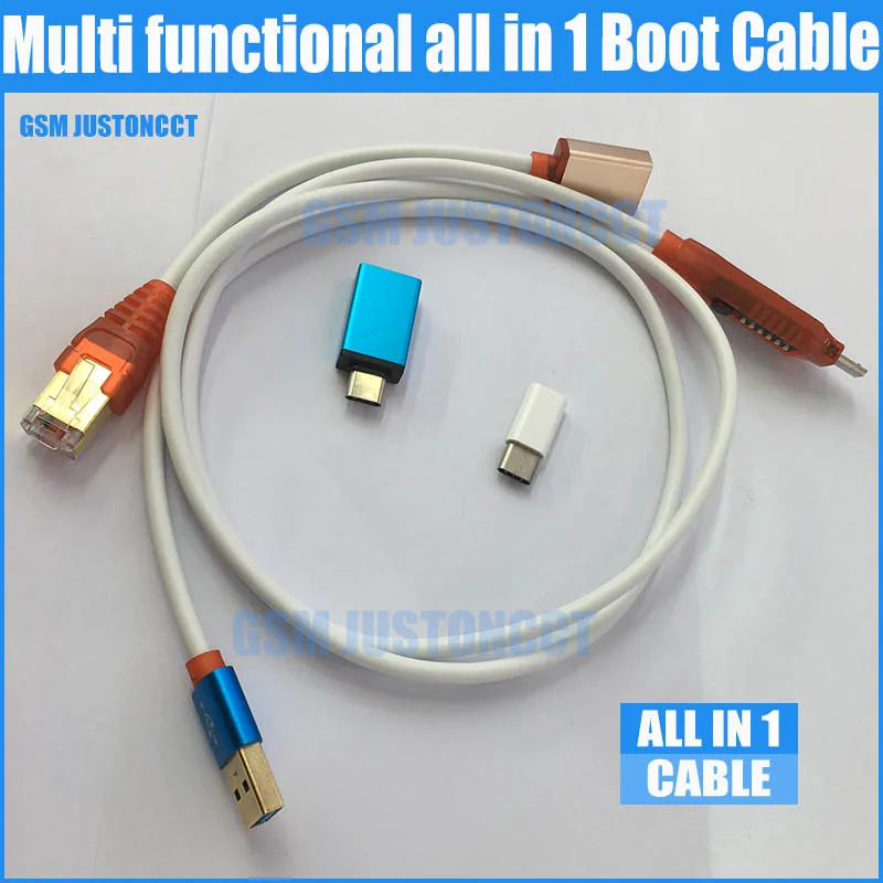 Multi functional all in 1 Boot Cable - GSMJUSTONCCT -LONG -b1