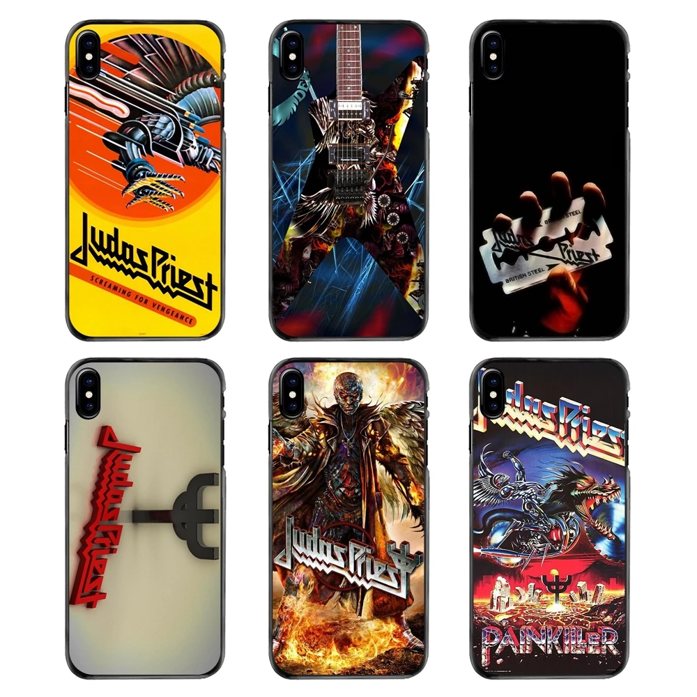 Для samsung Galaxy Note 2 3 4 5 S2 S3 S4 S5 мини S6 S7 край S9 S8 плюс Хэлфорд Judas Priest Логотип рок-группы