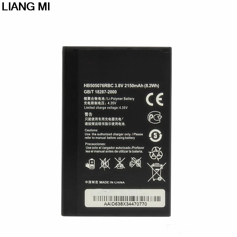 

3.8V 2150mAh HB505076RBC battery For Huawei Ascend G527 A199 C8815 G606 G610 G610-U20 G700 G710 G716 G610S/C/T Y600 Y600-U20