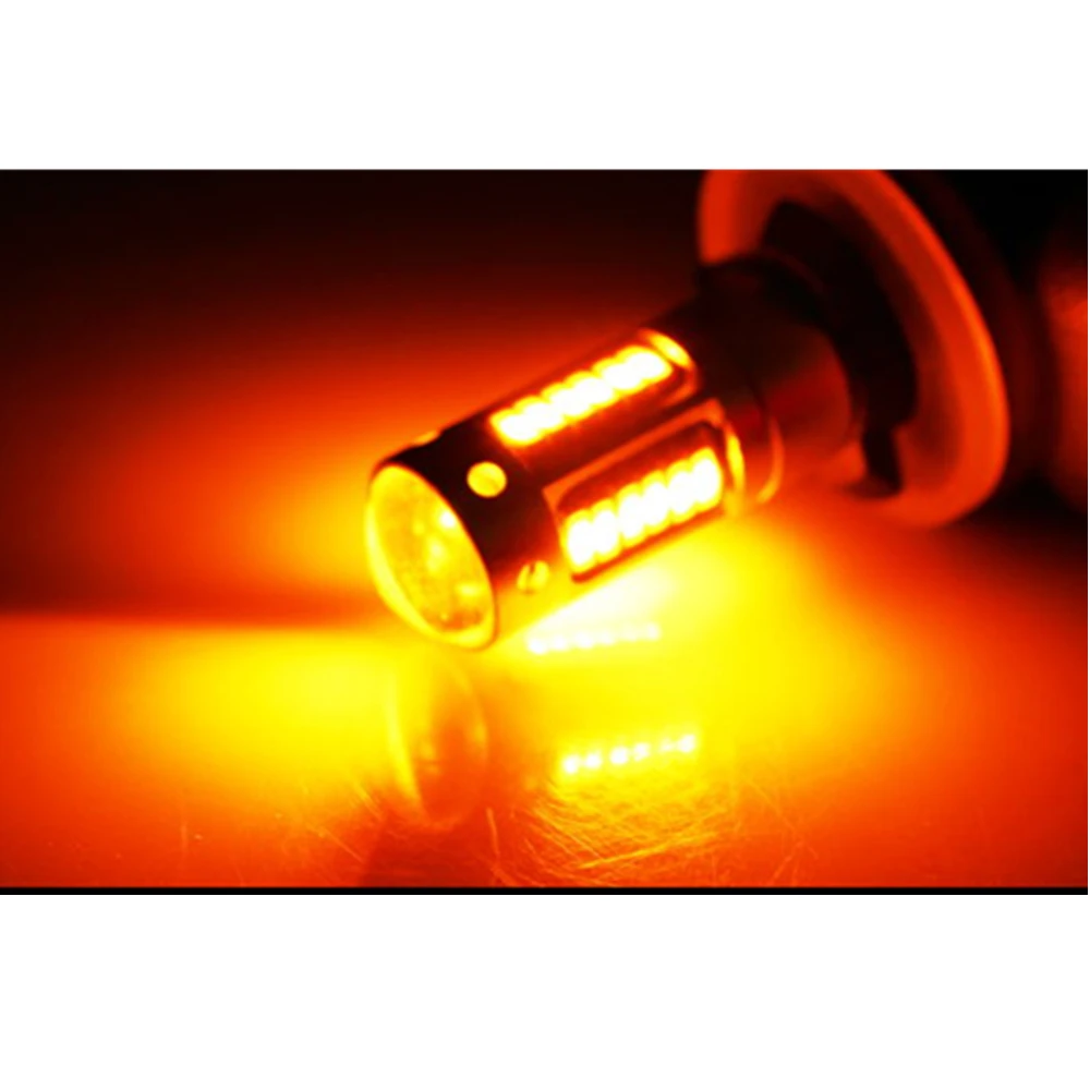 2 шт. светодиодный 14 Вт 1000ЛМ лампы Still/Flash 6000k H7 33 SMD 5630 автомобильный