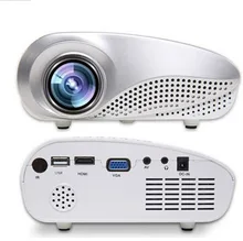 1080p HD Mini LED Projector Portable Pocket Smartphone Overhead Projector Native LED Beamer for Film Home Theater