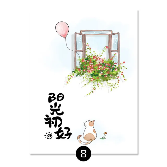 ART-ZONE-Kitchen-Canvas-Painting-Japanese-Style-Noodles-Cat-Poster-Wall-Art-Printed-And-Painting-Simple.jpg_640x640 (7)