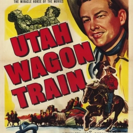 Utah Wagon Train Movie Poster (27 x 40)