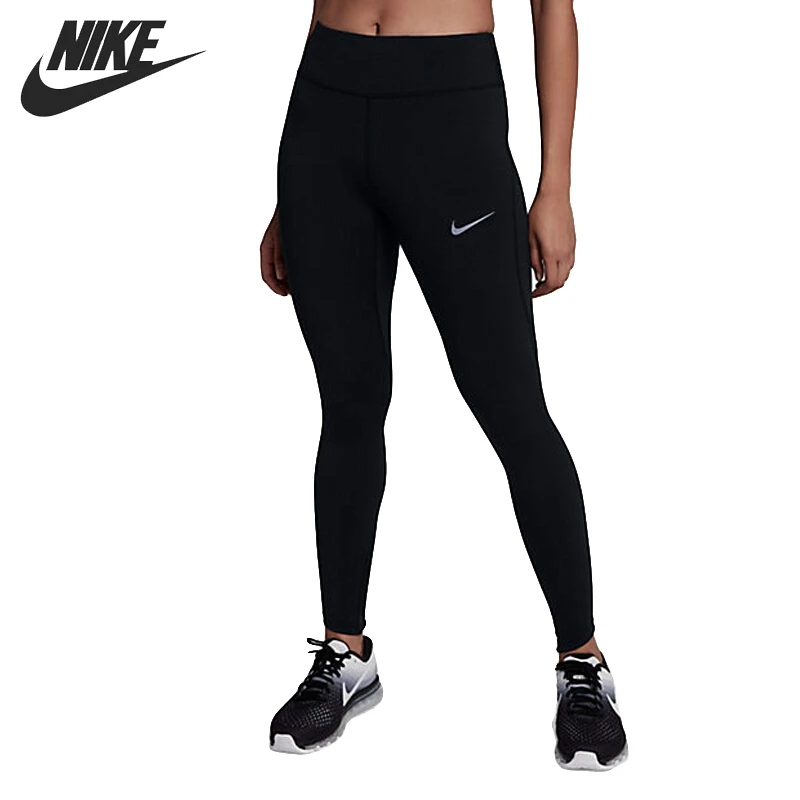 Оригинальные новые поступления NIKE PWR EPIC LX TGHT сетчатые женские брюки спортивная