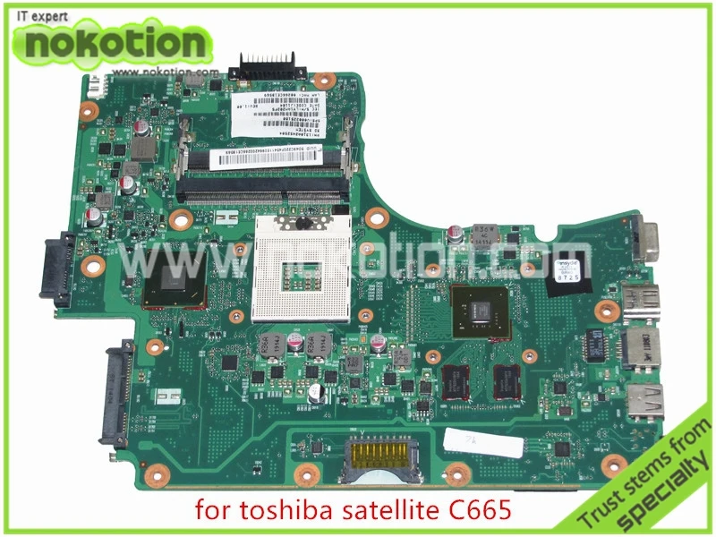 Материнская плата SPS V000225180 для ноутбука toshiba satellite C665 материнская Intel HM65 GeForce GT315M | Материнские платы -32448036581