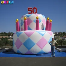 Надувной торт, гигантские красивые надувной торт ко дню рождения для вечерние, надувные свадебный торт