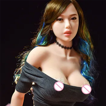 6ye F CUP anime sex doll 165cm Japanese Silicone Sex Doll Realistic Huge Breasts Anime