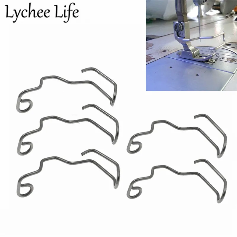 Lychee Life 5 шт. швейная машина защита пальцев железная защита швейная машина детали DIY ручной работы домашняя фабрика Швейные аксессуары