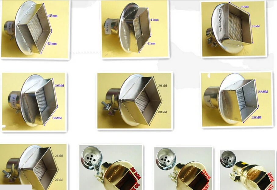 10/шт/Лот BGA сопло 850/852 SMD пистолет горячего воздуха станция для распайки горячим
