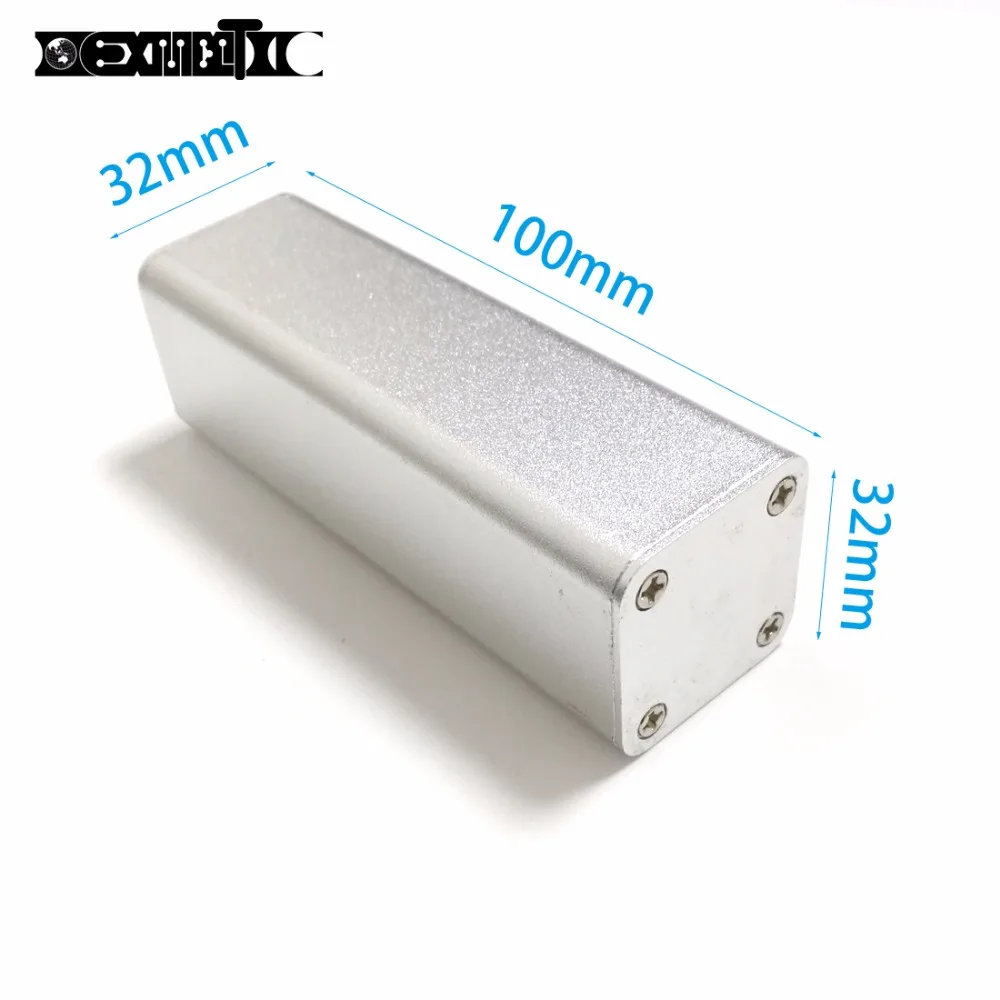 

Aluminum enclosure PCB shell battery power shell project box DIY 32*32*100mm
