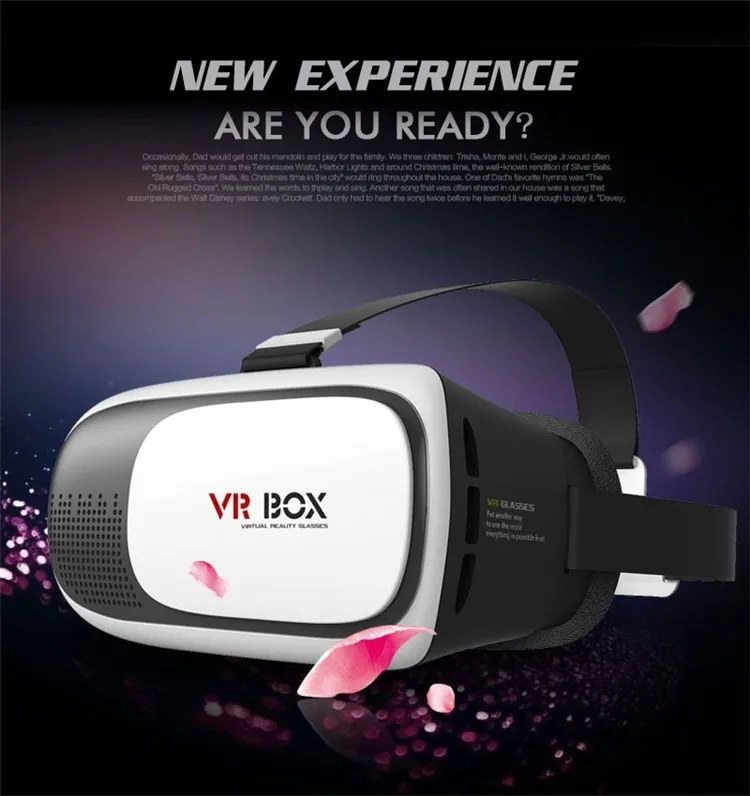Upgrade Virtual Reality VR BOX II 2.0 Head Mount Plastic Version Glasses Game 3D Movie Google Cardboard for 4.7- 6.0inch Smart Phone (1)