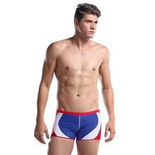 Купальники DESMIIT мужские летние спортивные плавки шорты Популярные Лоскутные боксеры De Bain купальный костюм Homme мужские сексуальные Sunga