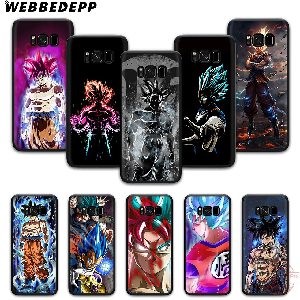 WEBBEDEPP Dragon Ball Z Super DBZ Goku Saiyan Soft Phone Case for Samsung S6 S7 Edge S8 S9 S10 Plus J4 J6 J7 J8 Note8 9 10 |