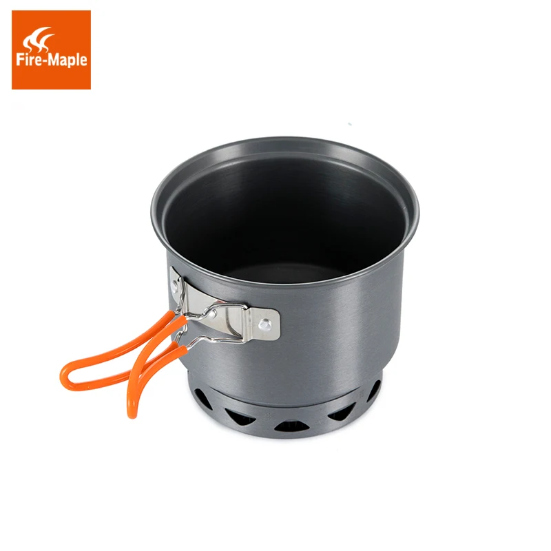 Fuego de arce 2-3 personas ollas de al aire libre que acampa plegable intercambiador de calor de cocina utensilios de cocina de aleación de aluminio de FMC-218 envío gratis