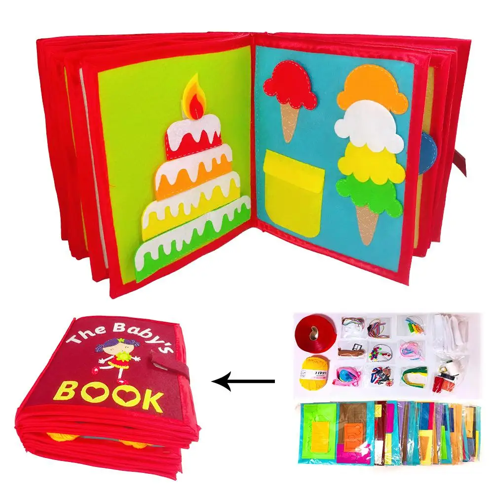 

Kid's Cloth Book Non-Woven Picture Book Manual Three-Dimensional Book For Early Education Cognitive Development
