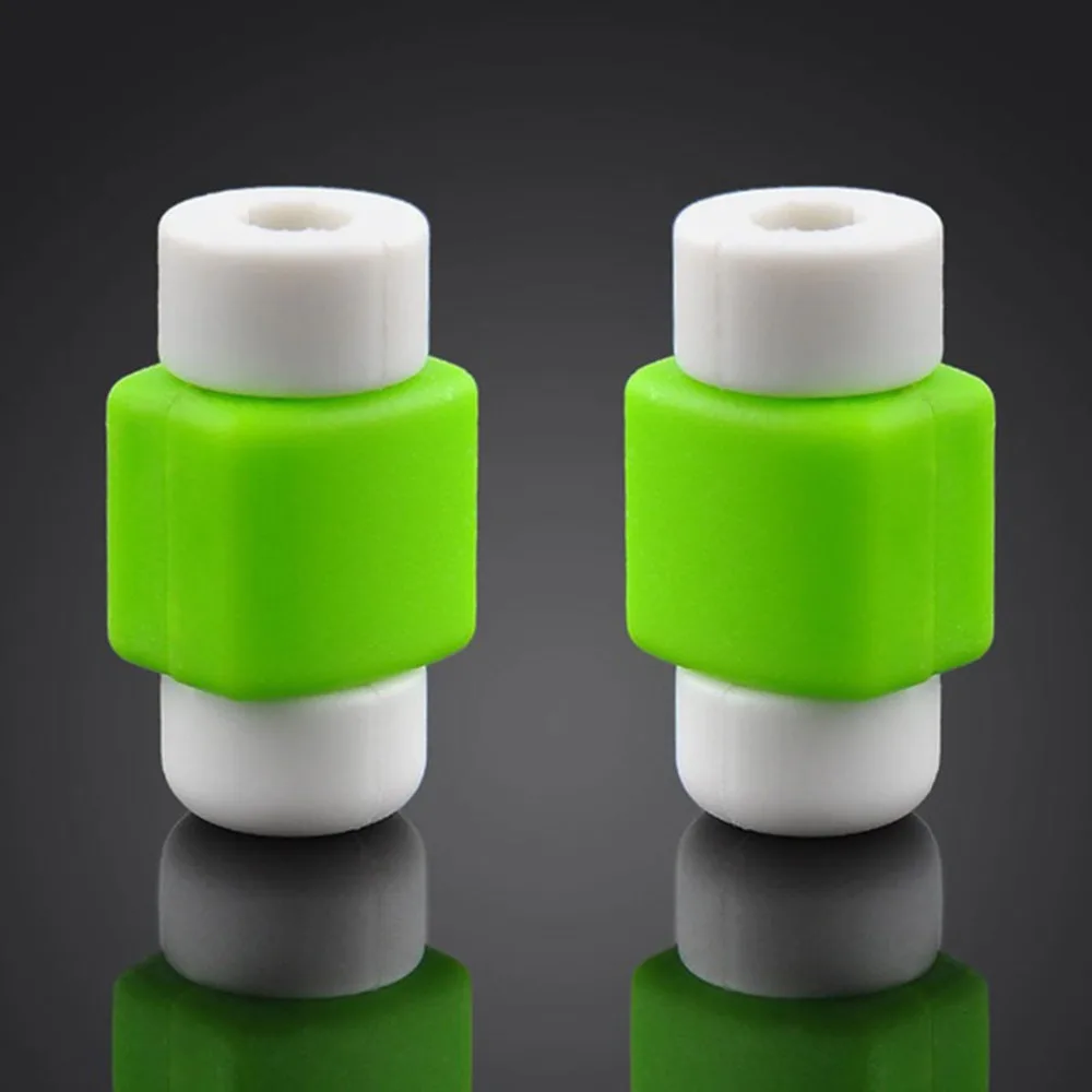 Силиконовый USB кабель протектор наушников провода шнур Защитная крышка данных зарядное устройство линия защитный рукав для Apple iphone 6 7 8 plus
