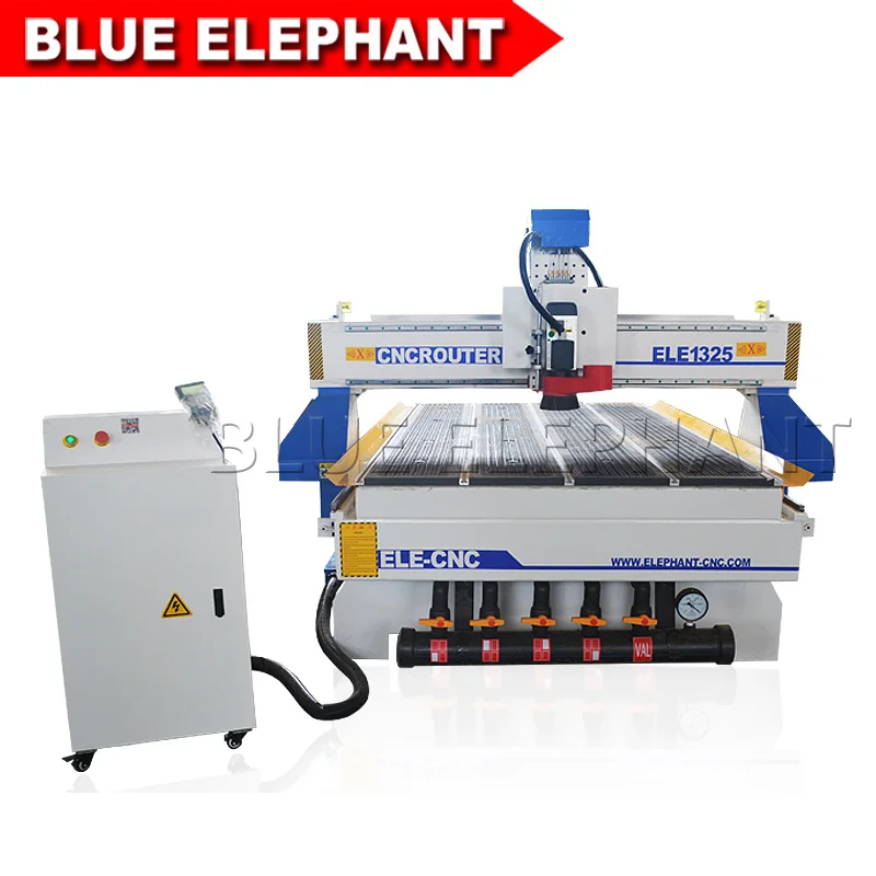 

china manufactured wood cnc router 1325 for door and chair making with vaccum table and dust collector/wood carving vacuum