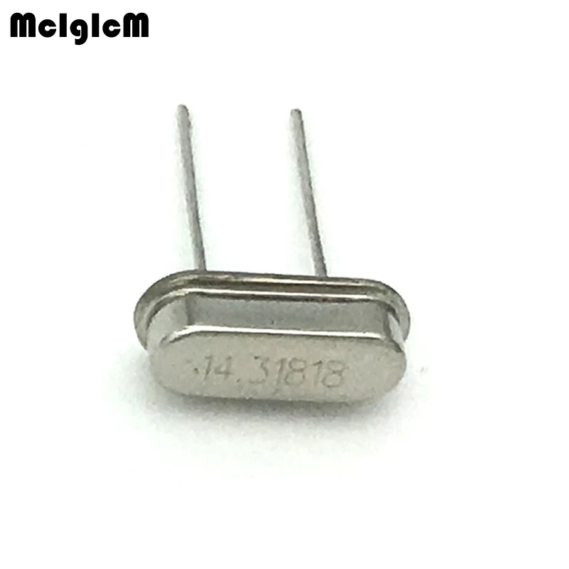 

20pcs hc-49s 14.31818mhz 20ppm 20pF quartz resonator crystal