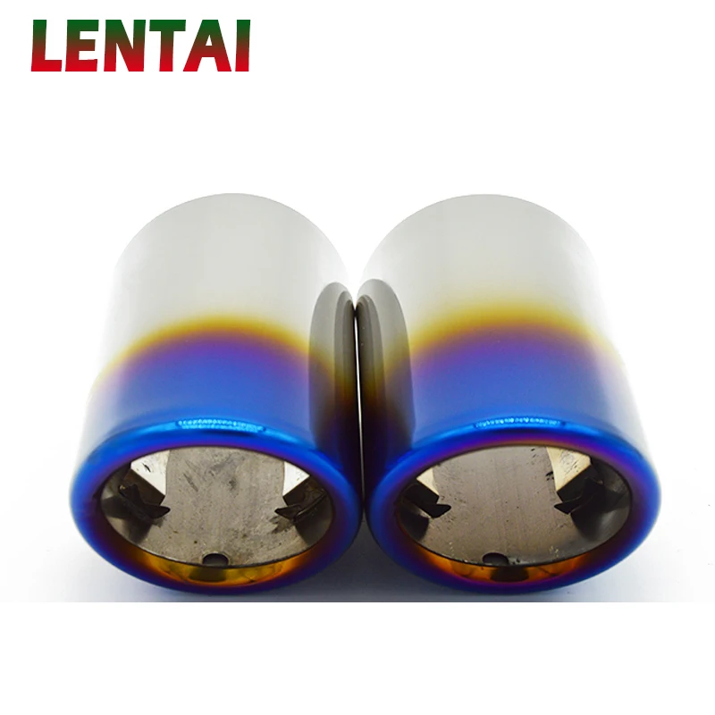 

OVERE Car Stainless steel Exhaust Tip Muffler Pipe For Volkswagen Tiguan VW Passat B7 CC 1.8T 2.0T 2011-2015 2016 Accessories