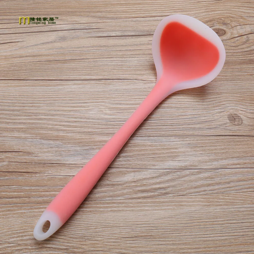 1PC High Quality Silicone Kitchen tool spoon Cooking Spoon Dinner Tableware Cooking Tools Kitchen Accessories LB 339