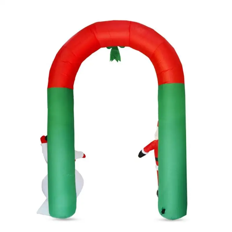 Christmas Decration Inflatable Christmas Arch Santa Claus Snowman Outdoor Garden Yard Arcade Party Home Shop Xmas Door Toys