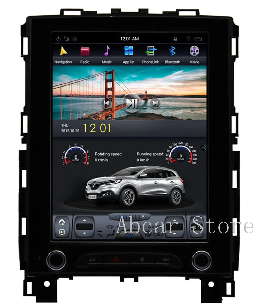

10.4'' Tesla style Android 8.1 Car dvd player GPS Navigation For Renault Megane 4 KOLEOS 2016-2018 stereo radio PX6 CARPLAY auto