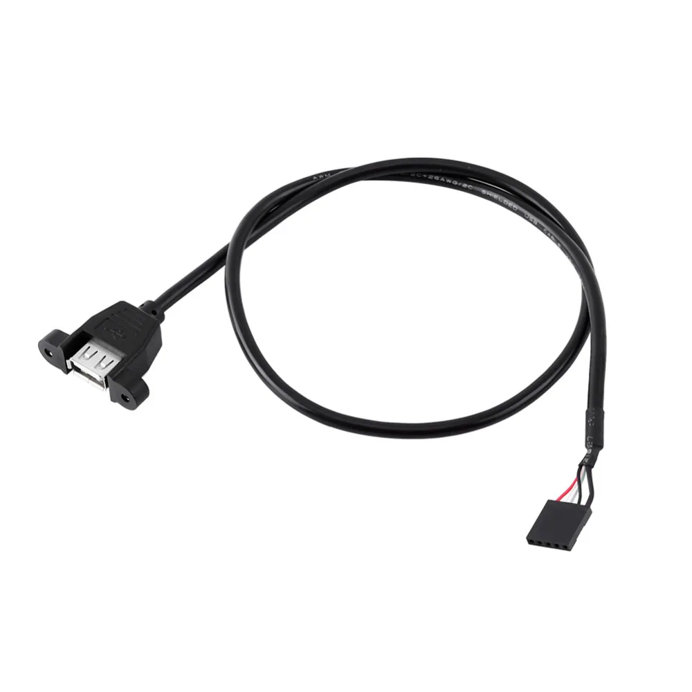 

Internal Motherboard 5 Pin to USB Female Cable Adapter Extension Cable