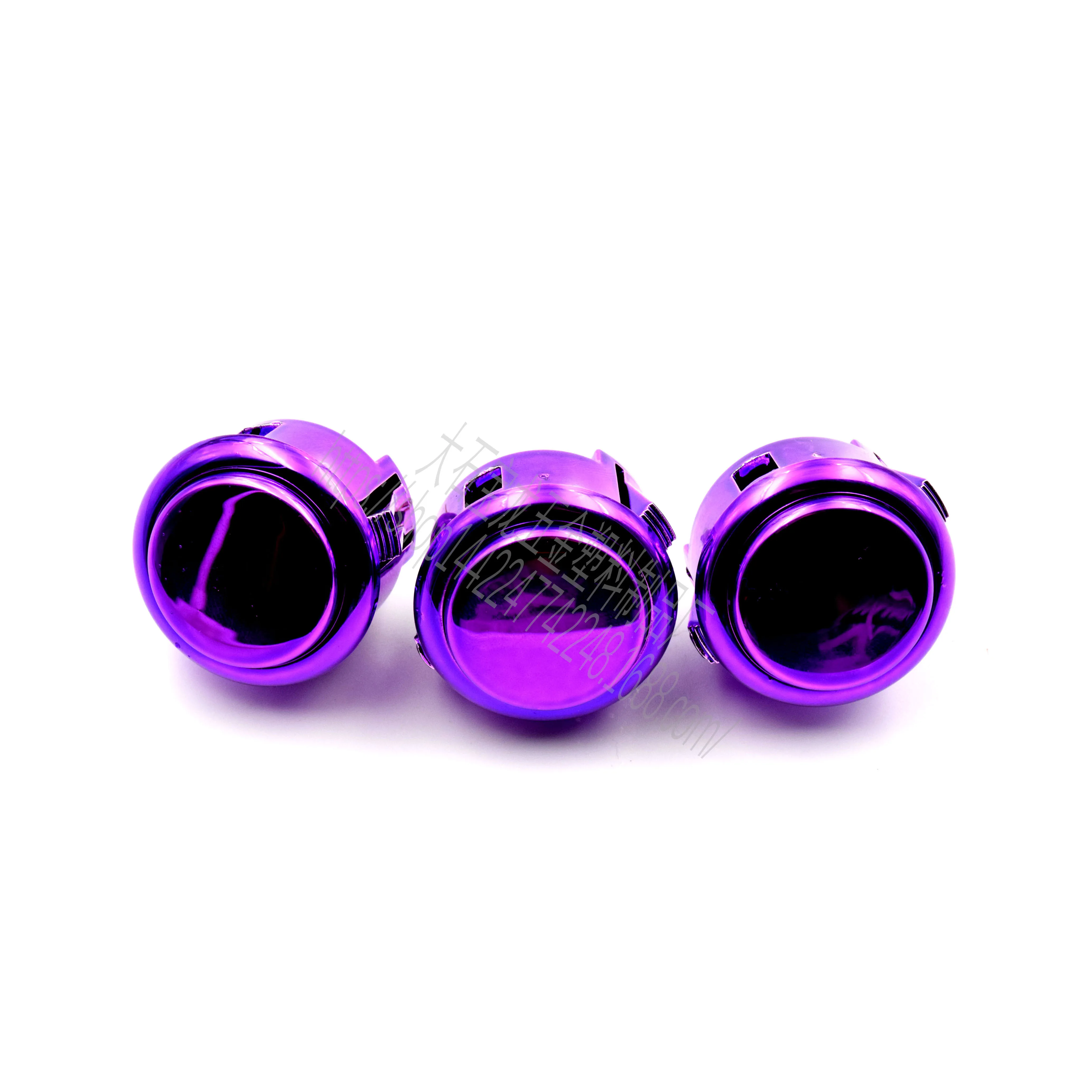 

10pcs/lot Chrome Arcade Button 30mm Push Button Replace SANWA OBSF-30 OBSN-30 OBSC-30 JAMMA