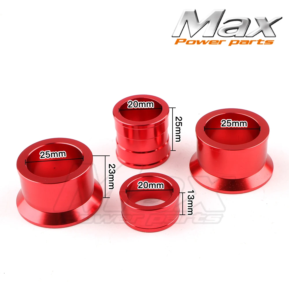 CNC Billet Aluminum Front with Rear Wheel Hub Spacers wheel busher Fit