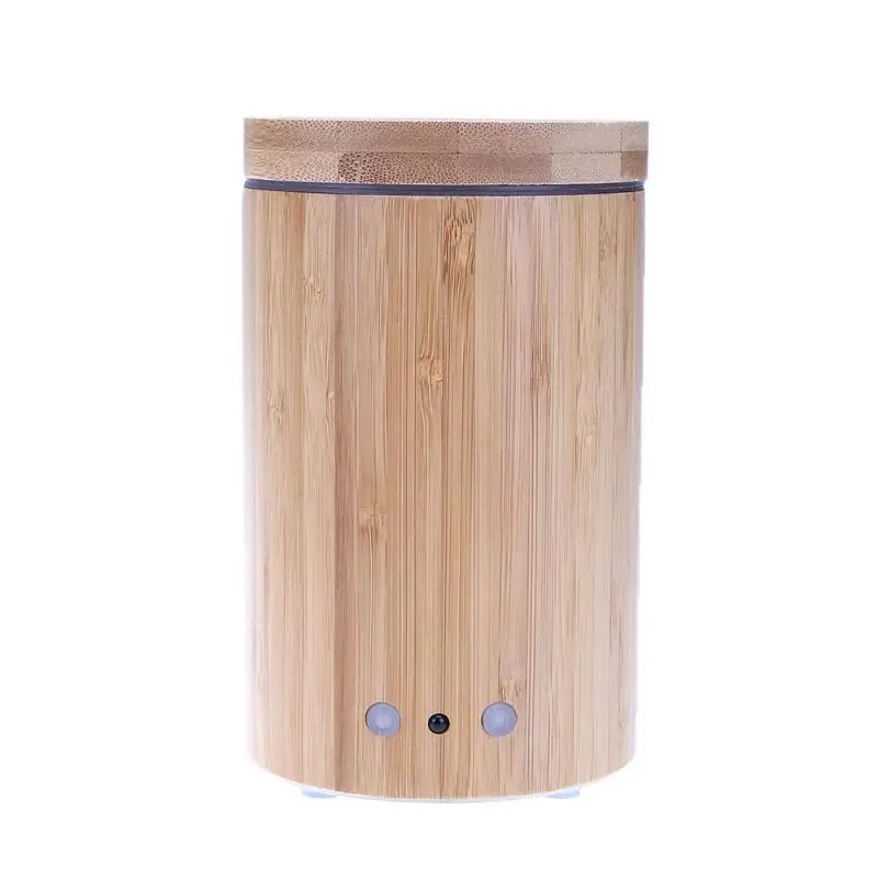 

Remote Control Ultrasonic Air Aroma Humidifier with Colorful LED Lights Wireless heart-shaped bamboo aromatherapy ultrasonic