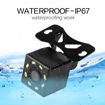 

car Rear View Camera Universal 12 LED Night Vision Backup Parking Reverse Camera Waterproof 170 Wide Angle HD Color Image