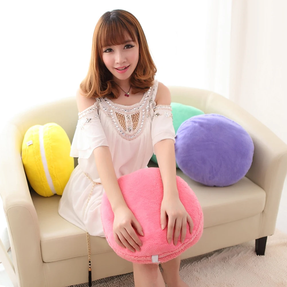 

Fashion Girl Lovely Colorful Macaroon Round Cushion Pillow Home Decor Xmas Gift
