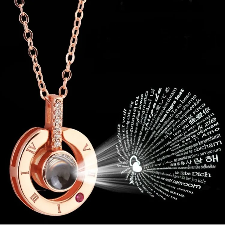 

Collar Te Amo 100 Idiomas 100 Language I Love You Necklace Projetor Colar 100 Eu Te Amo Letter Necklace Collares Mjuer Moda 2019