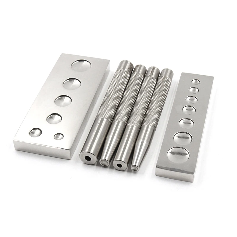 Leathercraft Silver Gray Metal Belt Hole Rivet Punch 9mm