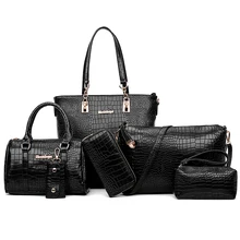 Название позиции: MIWIND новые модные женские туфли сумка из крокодиловой кожи Сумки женские сумки на плечо из 6 шт. Набор композитный мешок через плечо и клатч