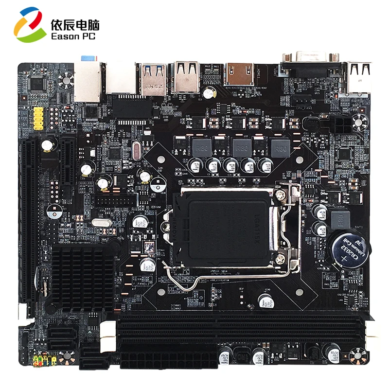 Jiahuayu новая B75 Настольная компьютерная материнская плата LGA1155 DDR3 USB3.0 SATA III Micro