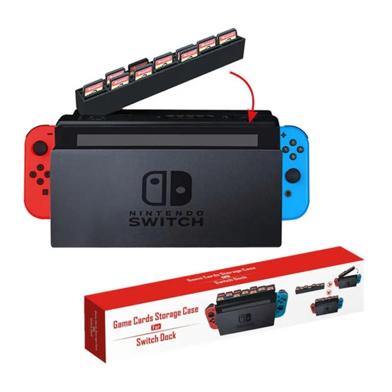 Étui pour cartes de jeu Nintendo Switch, boîte de rangement, porte