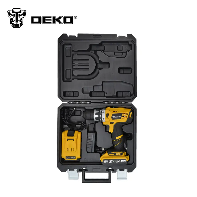 DEKO Tool 18 в Беспроводная Дрель BMC пластиковой коробке не включает беспроводную
