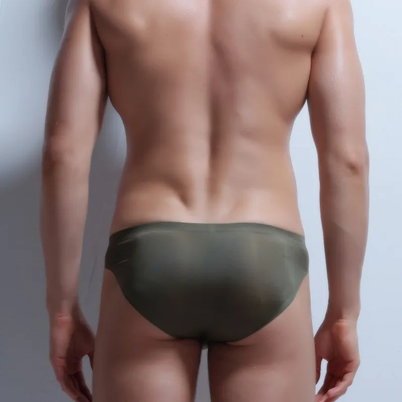 Ice silk men Briefs Underwear (1)