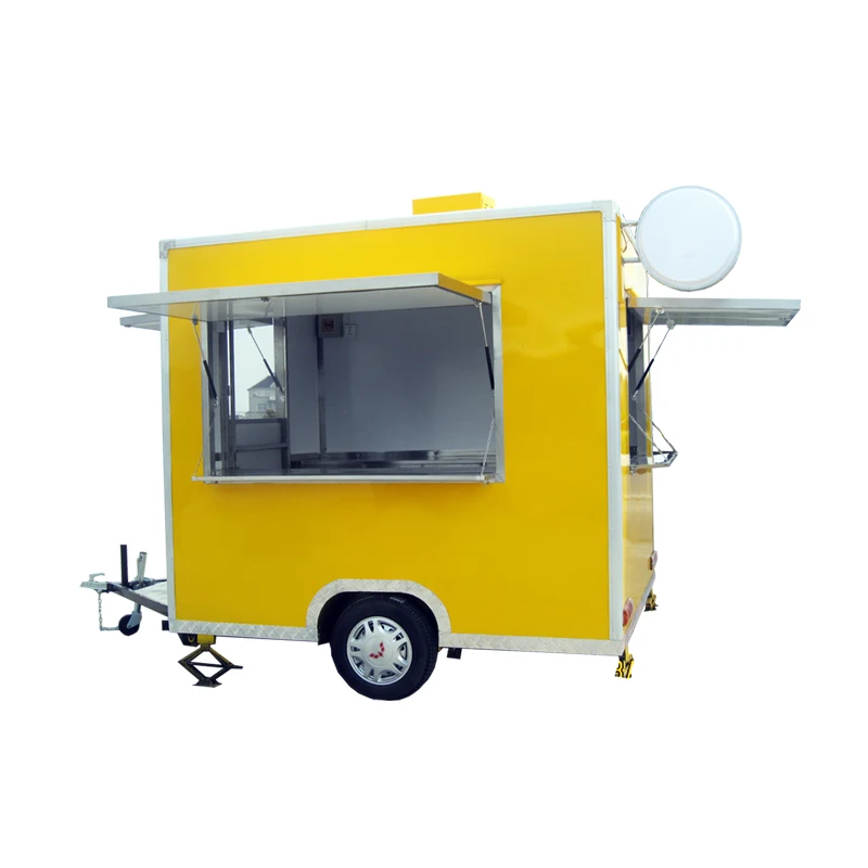 New Mobile Fast Food Cart And Drink Cart/Hot Dog Stand-in