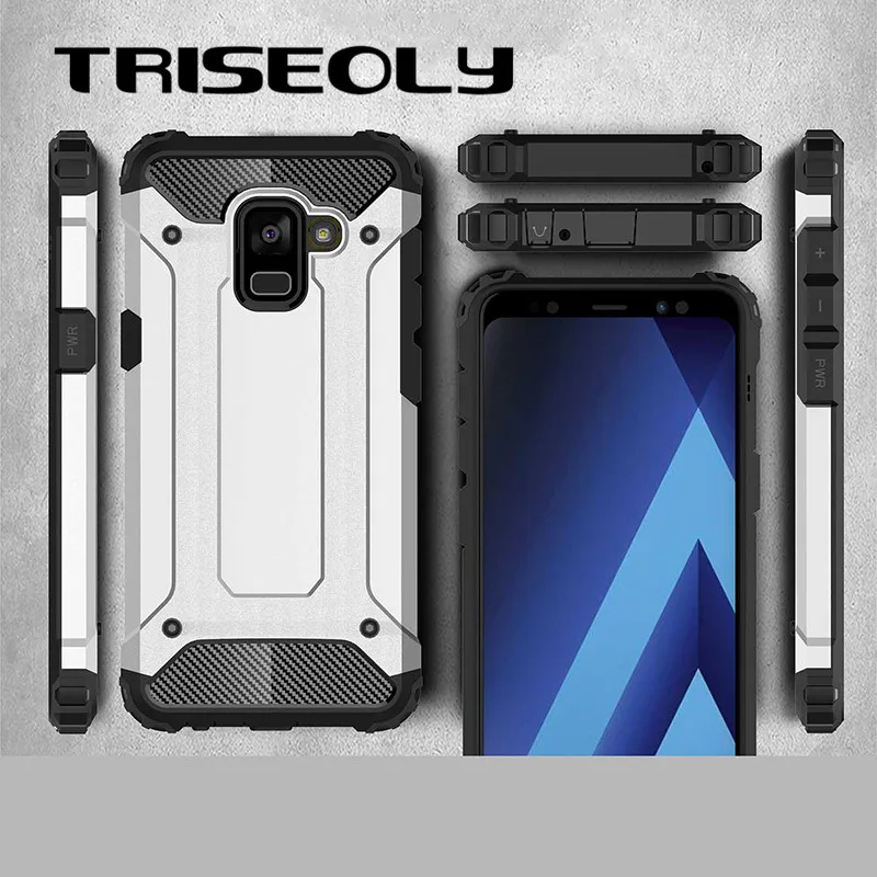 TRISEOLY для Samsung A5 2018 Роскошные Алмазные панцири противоударные чехлы телефонов A530