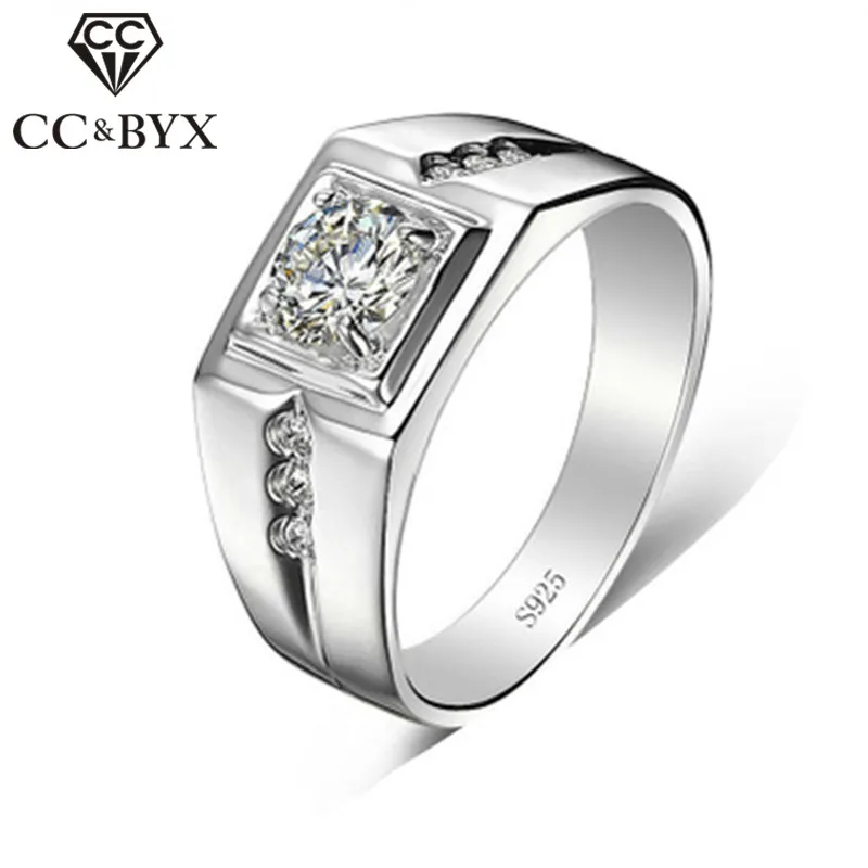 CC Jewelry Rings For Men Fashion Luxury Adjustable White
