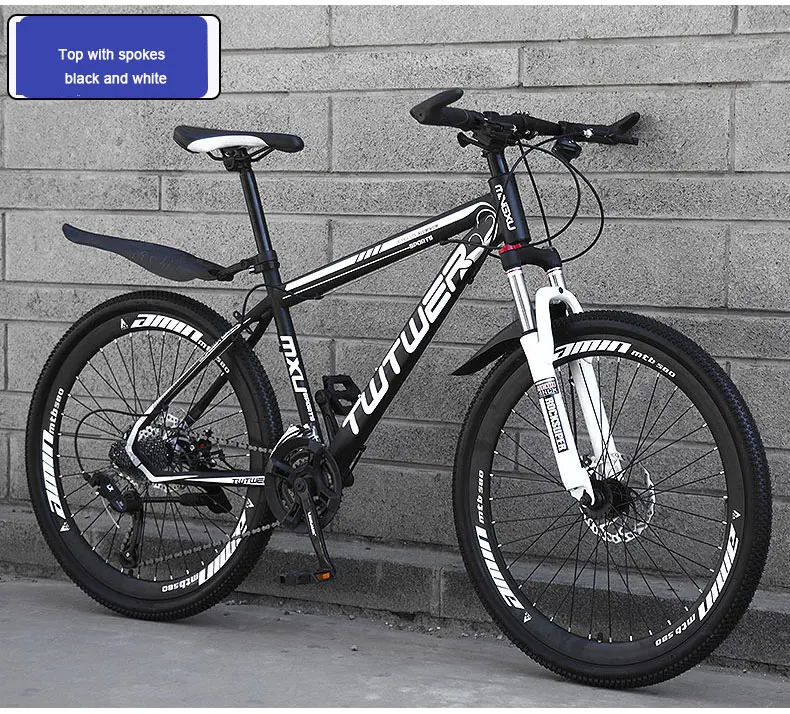 Flash Deal Bicycle Adult Mountain Cross Country Speed Road Bike Men and Women Students Lightweight Racing Youth Bicycle 4