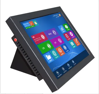 19" industrial touch panel PC, Core i3 CPU, 4GB DDR3 RAM, 32GB SSD, 2*RS232, 4*USB, 5-wire touchscreen, all in one 19 inch HMI