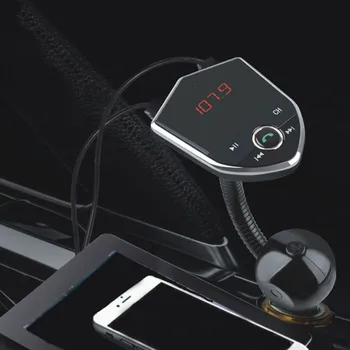 

In-car Wireless For Bluetooth FM Transmitter Handsfree Car Kit with USB Charger