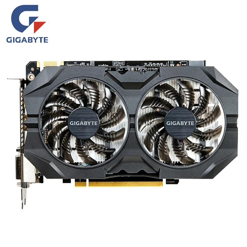 Оригинальная Видеокарта GIGABYTE GTX950 2 Гб 128 бит GPU графические карты для nVIDIA Geforce GTX 950